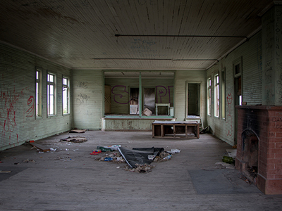 Abandoned school, Patagonia